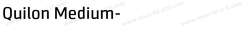 Quilon Medium字体转换